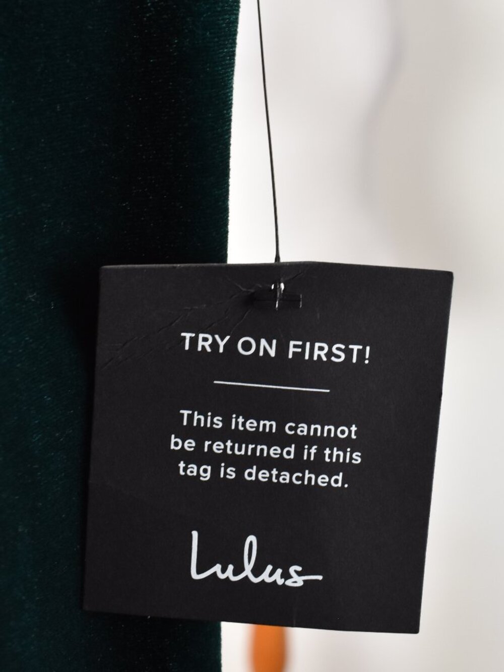 Lulu's Notorious Icon Emerald Green Velvet Asymmetrical Maxi Dress NEW - L - Picture 9 of 10
